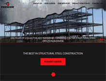 Tablet Screenshot of premierconstructors.com